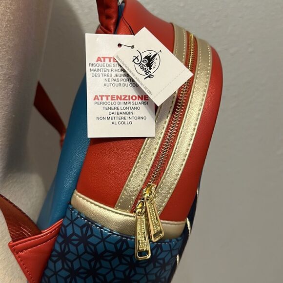 NEW Disney Ms. Marvel loungerfly mini backpack - Picture 4 of 9